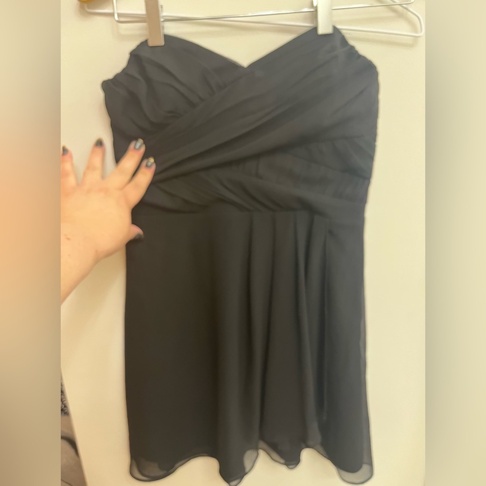 Strapless Black Mini Dress Size 0